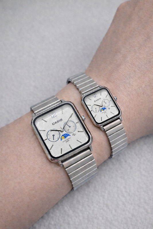 Beyaz Casıo Moon - Çiftler için