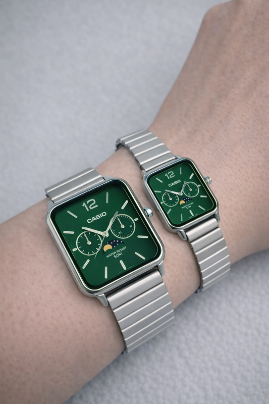 Yeşil Casıo Moon - Çiftler için