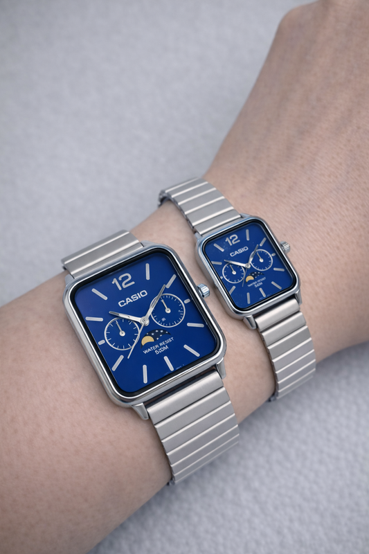 Mavi Casıo Moon - Çiftler için