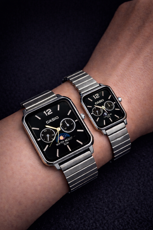 Siyah Casıo Moon - Çiftler için